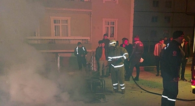 Motosiklet yangını korkuttu
