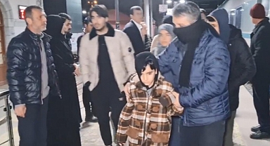 Depremzede aile KYK yurduna yerleştirildi