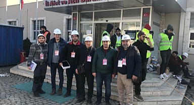 MÜHENDİSLER DEPREM BÖLGESİNDE