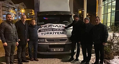 MÜSİAD'dan afet bölgesine iş makinesi