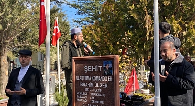 ŞEHİT İBRAHİM ÜLGER ANILDI