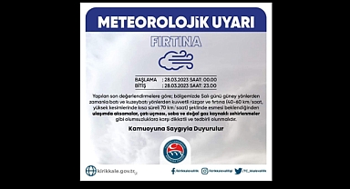 FIRTINA GELİYOR