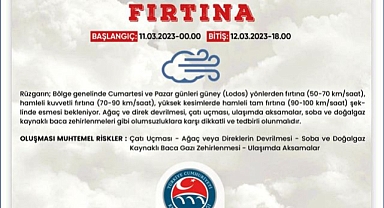 LODOS FIRTINASINA DİKKAT!