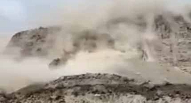 KAYSERİ'DE DEPREM ANINDA YILANLI DAĞI
