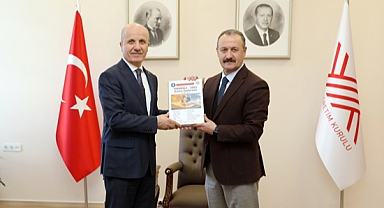 30 YILLIK PLANINI YÖK BAŞKANIMIZA TAKDİM ETTİ