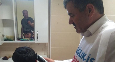 ÖZ SAĞLIK İŞ SENDİKASI’NDAN ÜCRETSİZ TRAŞ