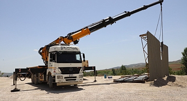 BETON SANTRALİ KALDIRILDI