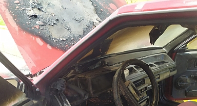 MOTORDA YANGIN ÇIKTI