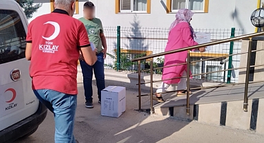 KIZILAY YARDIMLARA DEVAM EDİYOR