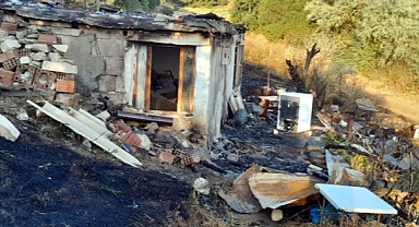 BAĞ EVİNDE YANGIN MEYDANA GELDİ
