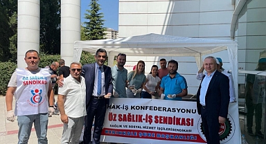 ÖZ SAĞLIK İŞ SENDİKASINDAN AŞURE ETKİNLĞİ
