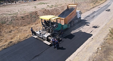 ASFALT SERİM ÇALIŞMALARI DEVAM EDİYOR