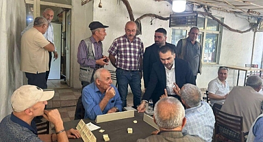 KAPLAN’DAN İLÇE BAŞKANLARINA HAYIRLI OLSUN ZİYARETİ
