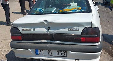TRAFİK KAZASI:2 YARALI