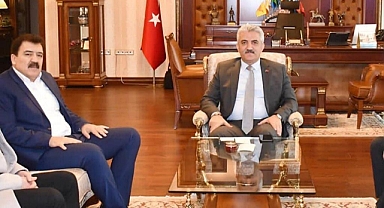 GÜLEÇ'DEN VALİ MAKAS'A ZİYARET