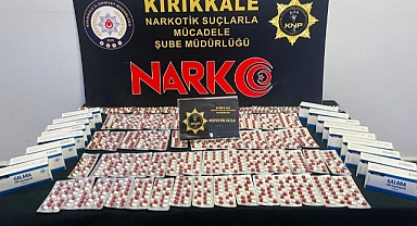 ONLARCA UYUŞTURUCU HAP YAKALANDI