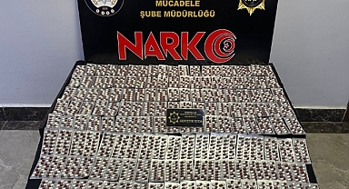 2 BİN 744 SENTETİK UYUŞTURUCU ELE GEÇİRİLDİ