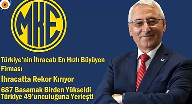 GENEL MÜDÜR İLHAMİ KELEŞ MKE A.Ş’Yİ ZİRVEYE TAŞIDI