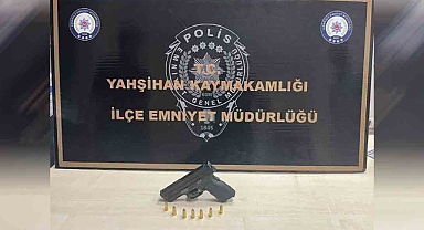 KIRIKKALE’DE RUHSATSIZ TABANCA ELE GEÇİRİLDİ