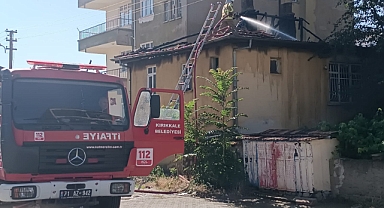 KIRIKKALE SANAYİ MAHALLESİ’NDE YANGIN