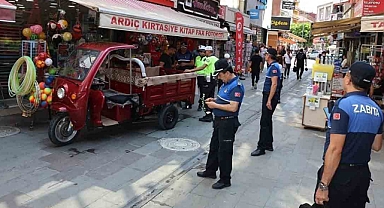 KALDIRIM İŞGALİNE CEZA YAĞDI