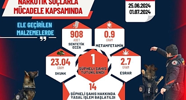 SENTETİK UYUŞTURUCU YAKALANDI
