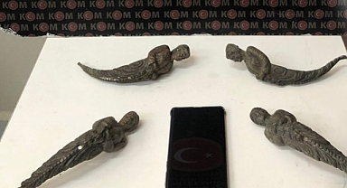 KIRIKKALE'DE KAMA ŞEKLİNDE KADIN MOTİFLER BULUNDU