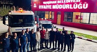YAHŞİHAN’DAN AYDIN’A YANGIN SÖNDÜRME DESTEĞİ
