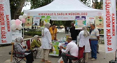 KIRIKKALE ŞEHİR PARKINDA SAĞLIK TARAMASI