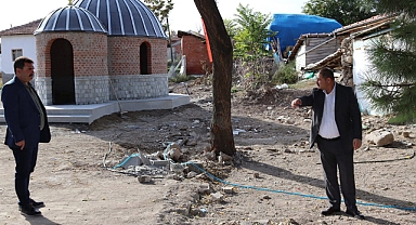 BALIŞEYH’TE TÜRBEDEKİ ONARIMLAR SONA GELİNDİ
