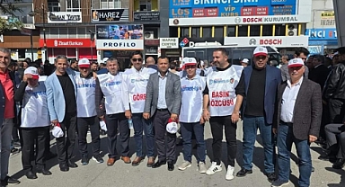 İŞÇİLERE DESTEK İÇİN VAN’A GİTTİLER