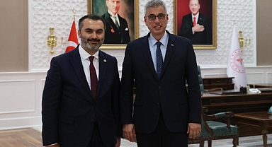 KAPLAN'DAN SAĞLIK BAKANI MEMİŞOĞLU'NA ZİYARET