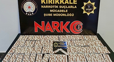 KIRIKKALE’DE 980 ADET SENTETİK HAP ELE GEÇİRİLDİ