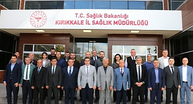 SAĞLIK MÜDÜRÜ ANKARA'YA UĞURLANDI