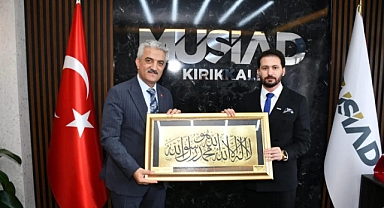 VALİ MEHMET MAKAS, MÜSİAD KIRIKKALE ŞUBESİ'Nİ ZİYARET ETTİ