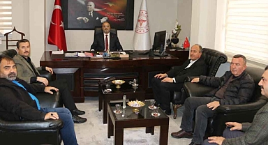 EĞİTİMCİLERDEN SAĞLIK MÜDÜRÜ POLAT’A ZİYARET