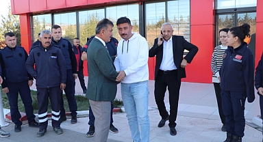 ÖZSEVEN, İTFAİYE MÜDÜRLÜĞÜ’NÜ ZİYARET
