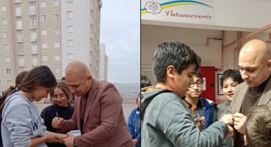 ÖĞRENCİLERİN TALEPLERİNİ DİNLİYOR