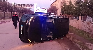 POLİSİN 'DUR' İHTARINA UYMADI, KAZAYA SEBEP OLDU