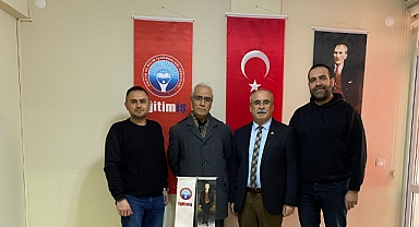 KURUCU BAŞKAN HANİFİ SAKALLI’DAN EĞİTİM-İŞ’E ANLAMLI ZİYARET
