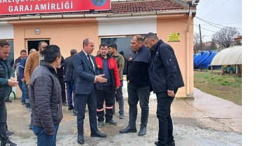BAŞKAN SAVAŞ, PERSONELİYLE İÇ İÇE