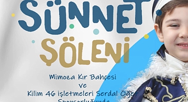 BAŞKAN SERDAL ÖĞET’TEN TOPLU SÜNNET DÜĞÜNÜNE ANLAMLI DESTEK
