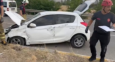 KÖPEĞE ÇARPMAMAK İÇİN ŞARAMPOLE UÇTU