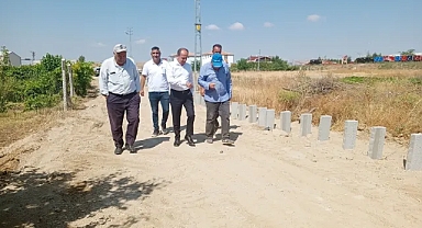 BALIŞEYH'TE YOLLAR ONARILIYOR
