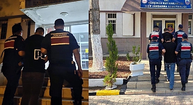 KADINA ŞİDDET GÖSTERDİ JANDARMADAN KAÇAMADI