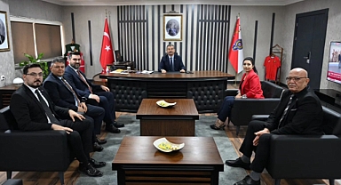 ANAHTAR PARTİ’DEN EMNİYET MÜDÜRÜ IŞIK’A ZİYARET