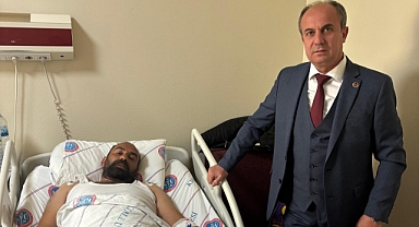 BAŞKAN SAVAŞ AKYÜZ’DEN PERSONELİNE ANLAMLI ZİYARET