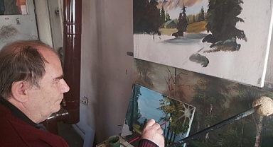 KIRIKKALELİ ESNAF, STRESİNİ RESİM YAPARAK ATIYOR