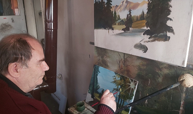 KIRIKKALELİ ESNAF, STRESİNİ RESİM YAPARAK ATIYOR