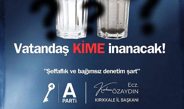 VATANDAŞ KİME İNANACAK?
